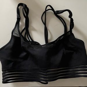 strappy sports bra